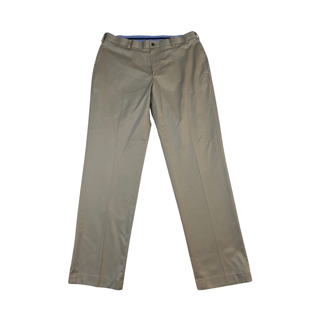 Brooks Brothers Clark Advantage Chino Pants Mens 36x32 Khaki Tan Light Weight